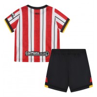 Sheffield United Hemmatröja Barn 2024-25 Kortärmad (+ Korta byxor)